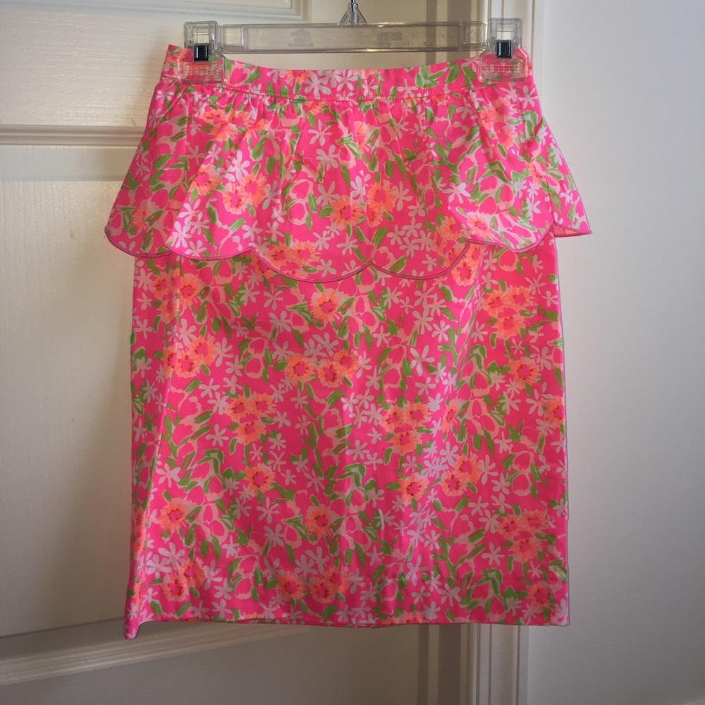 Lilly Pulitzer Peplum Skirt